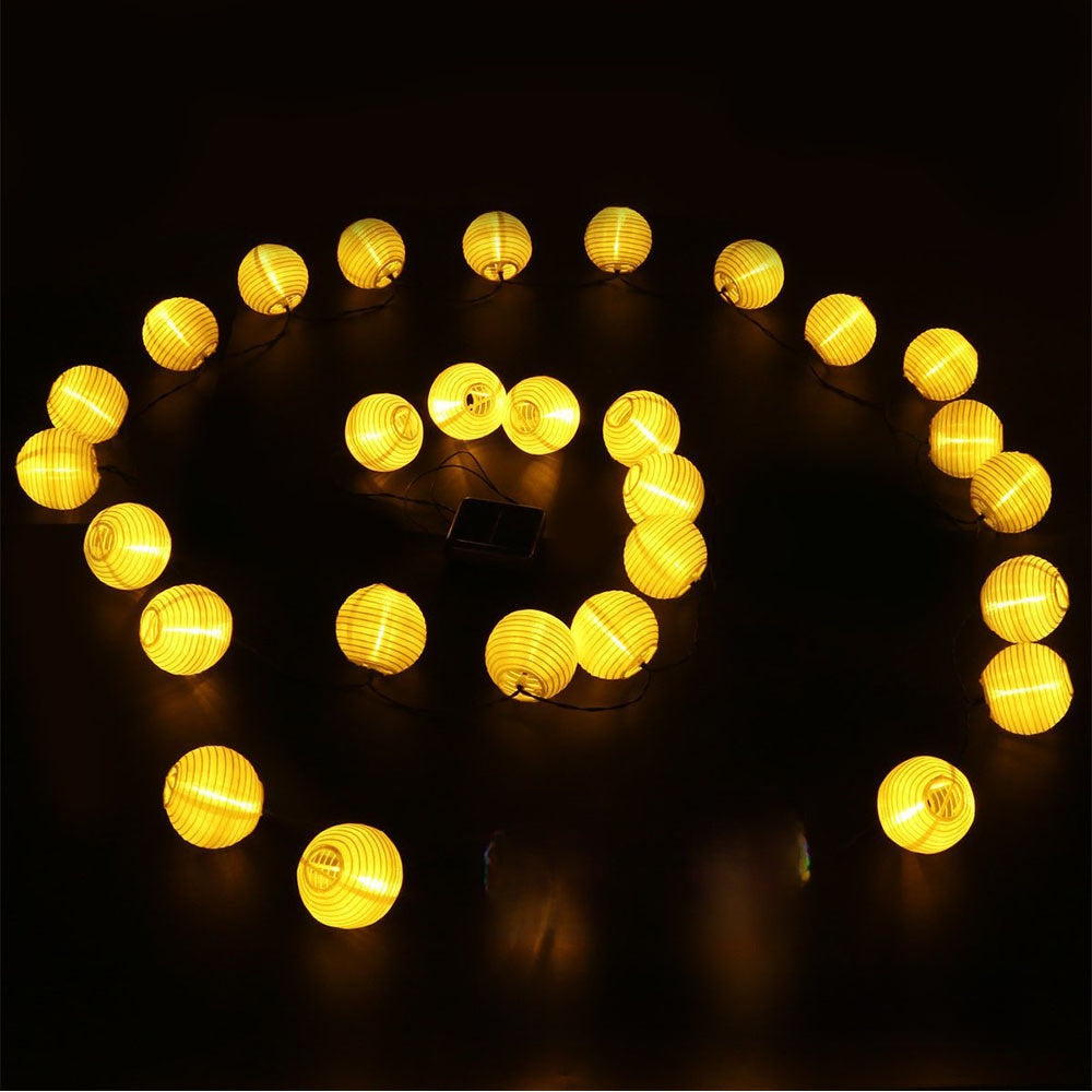 Solar Powered LED Garden String Lights