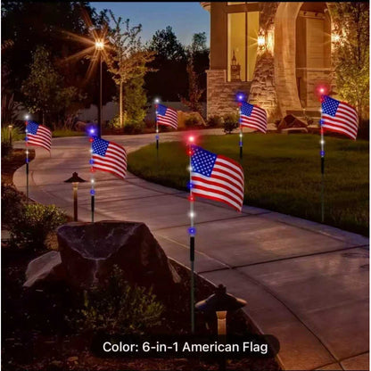 Solar Powered LED Star Garden Lights