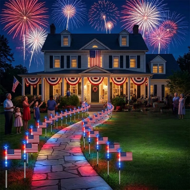 Solar Powered LED Star Garden Lights
