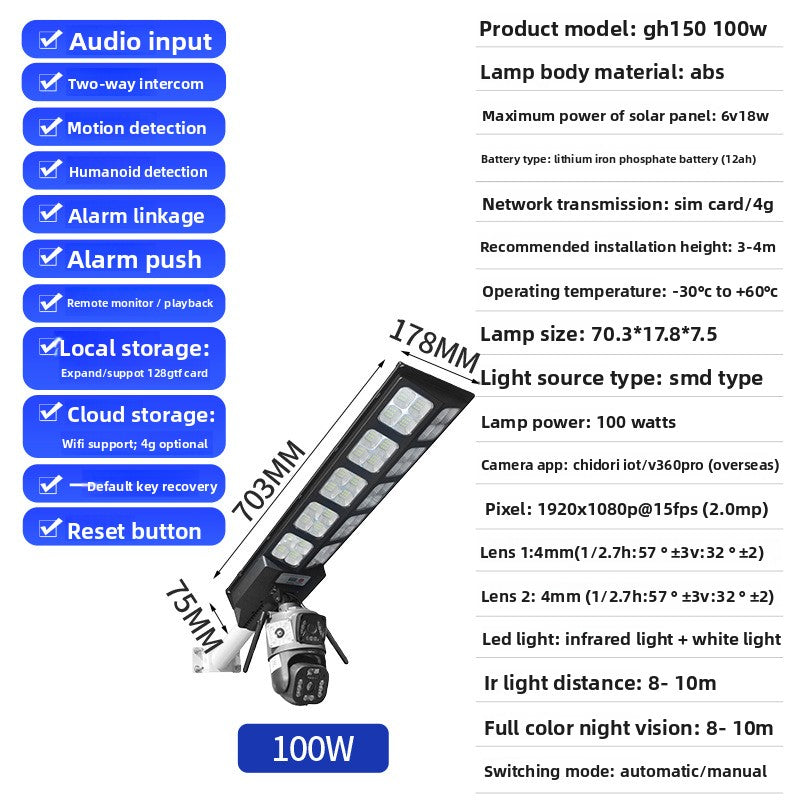 Solar Powered LED Street Light