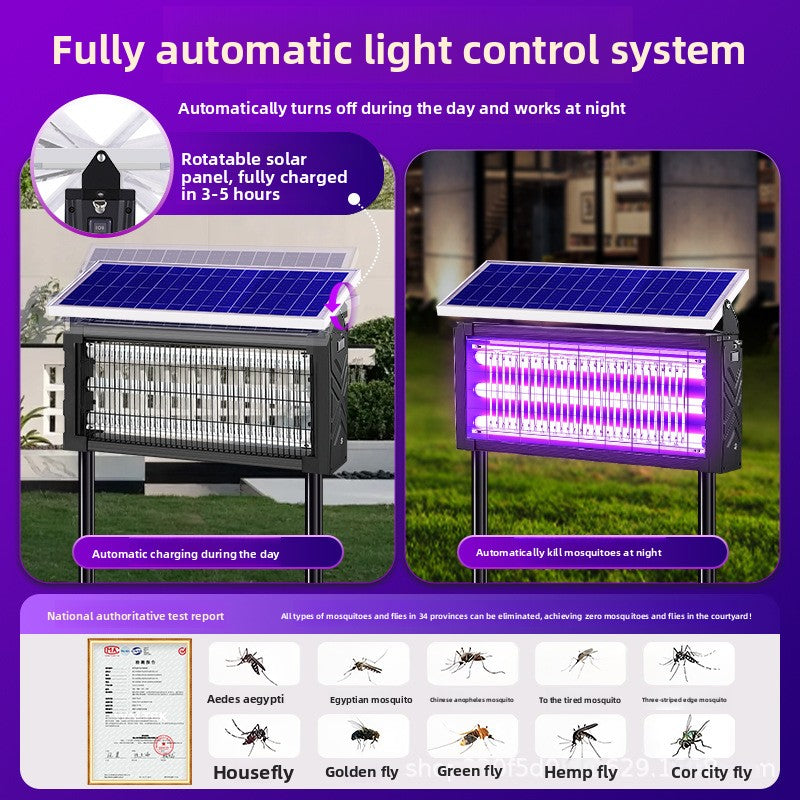 Solar Powered Mosquito Killer Lamp
