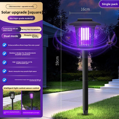 Solar-powered mosquito killer lamp