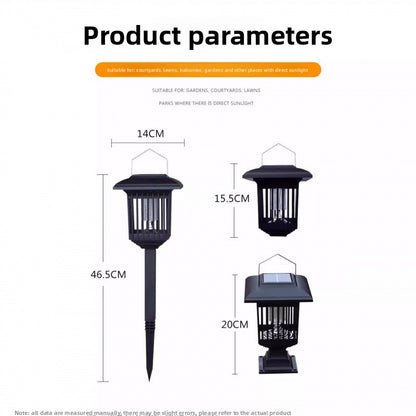 Solar-powered mosquito killer lamp