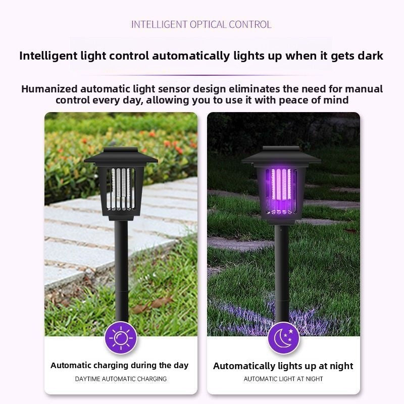Solar Powered Mosquito Killer Lamp