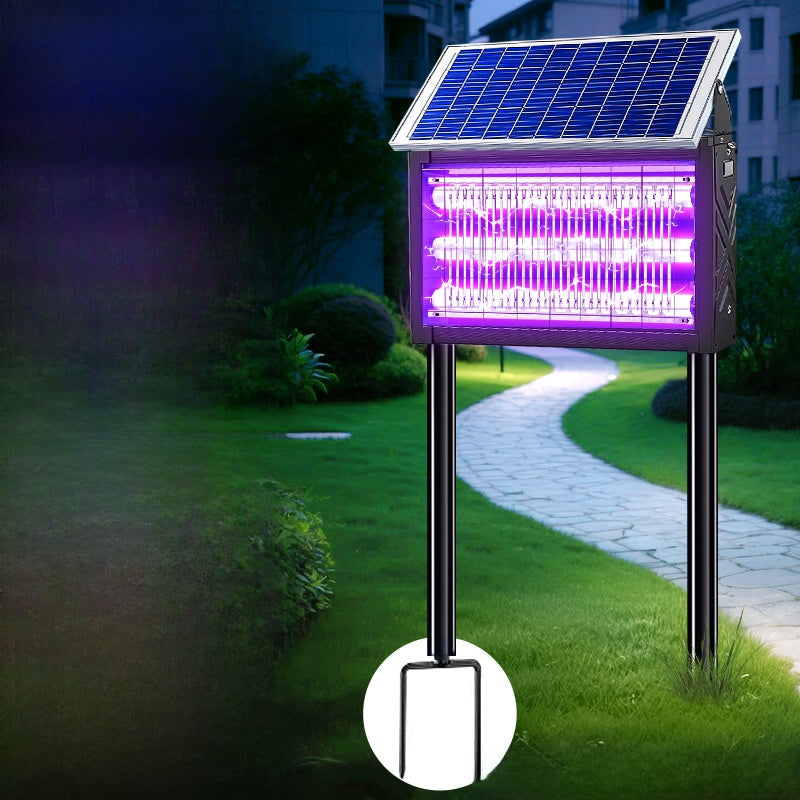 Solar Powered Mosquito Killer Lamp with Electric Grid