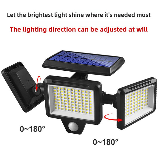 Solar Powered Motion Sensor Outdoor Light