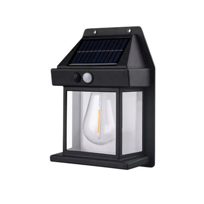 Solar Powered Motion Sensor Outdoor Wall Light