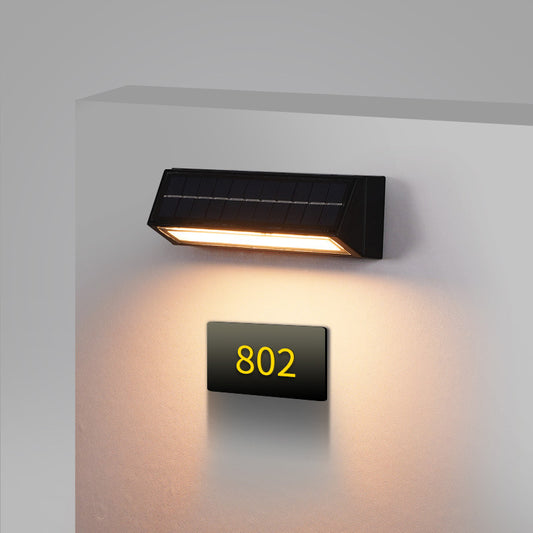 Solar Powered Motion Sensor Wall Light Outdoor Waterproof