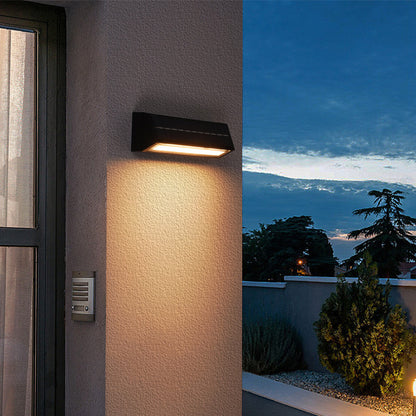 Solar Powered Motion Sensor Wall Light Outdoor Waterproof