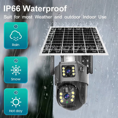 Solar-powered network camera