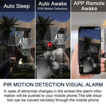 Solar-powered network camera