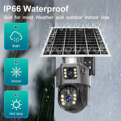 Solar-powered network camera