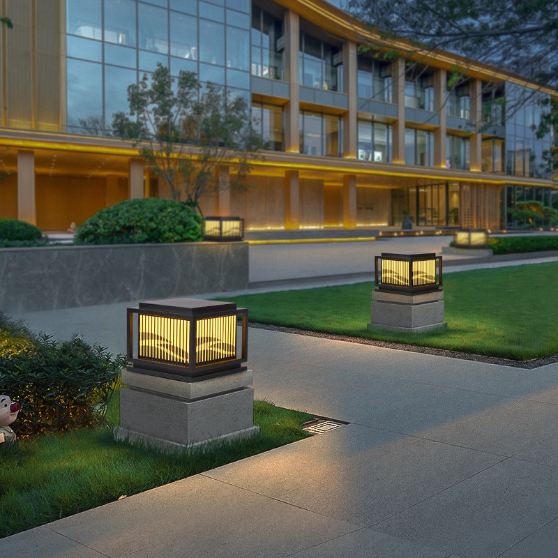 Solar Powered Outdoor Column Light