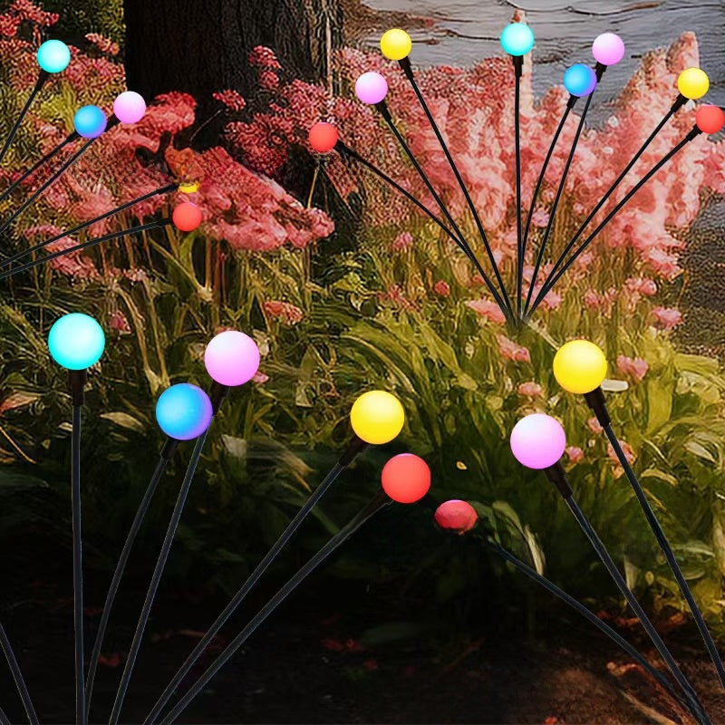 Solar-Powered Outdoor Firefly Lights