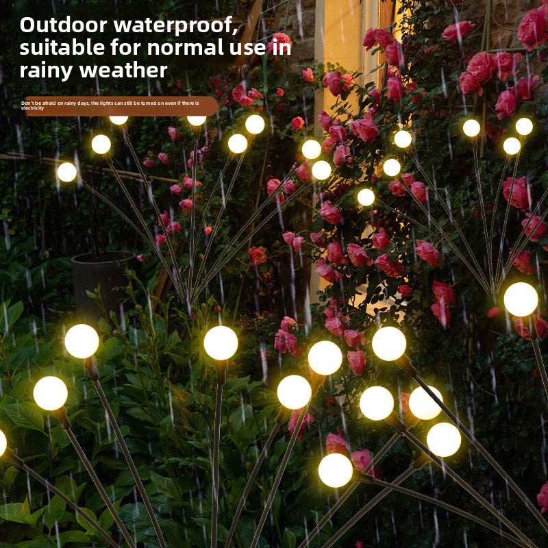 Solar-Powered Outdoor Firefly Lights