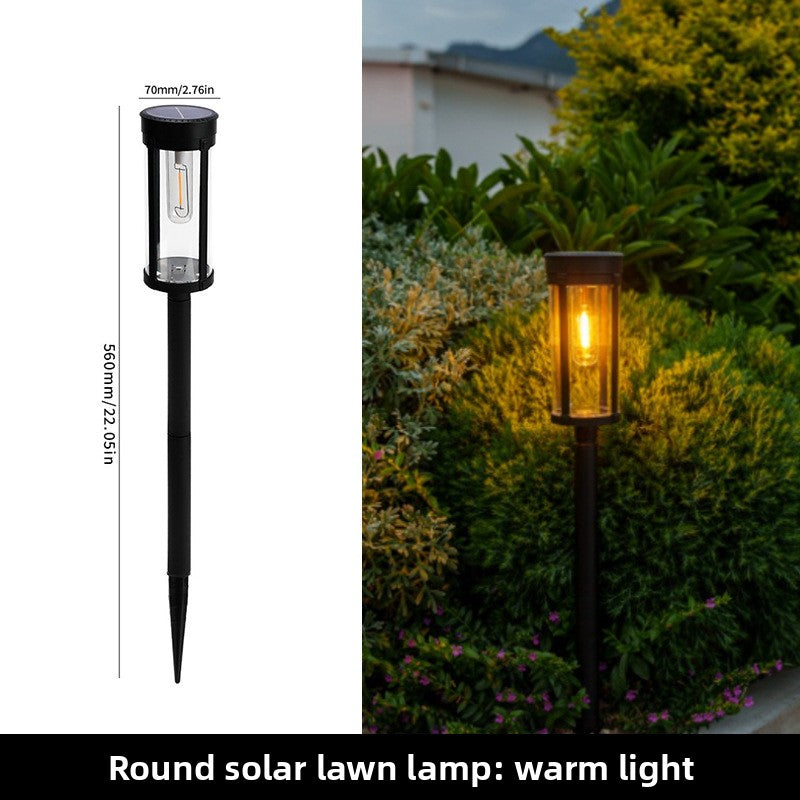 Solar Powered Outdoor Garden Ground Lamp