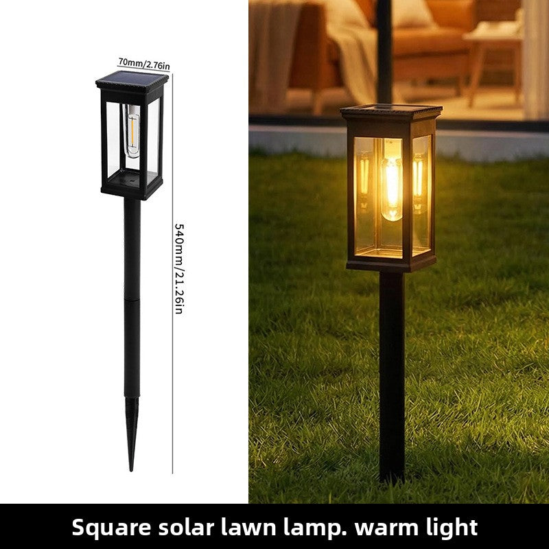 Solar Powered Outdoor Garden Ground Lamp