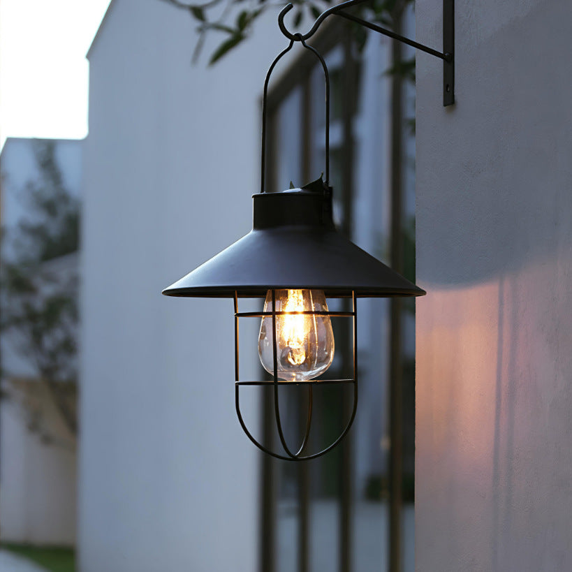 Solar Powered Outdoor Garden Hanging Lantern Light