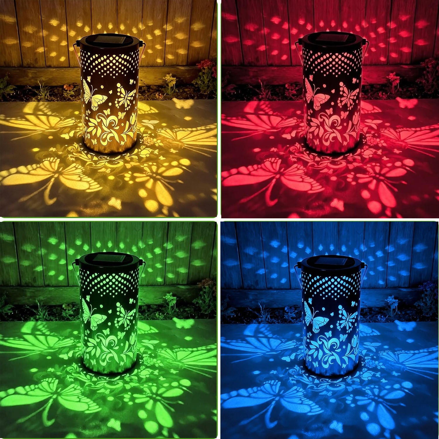Solar Powered Outdoor Garden Hanging Light