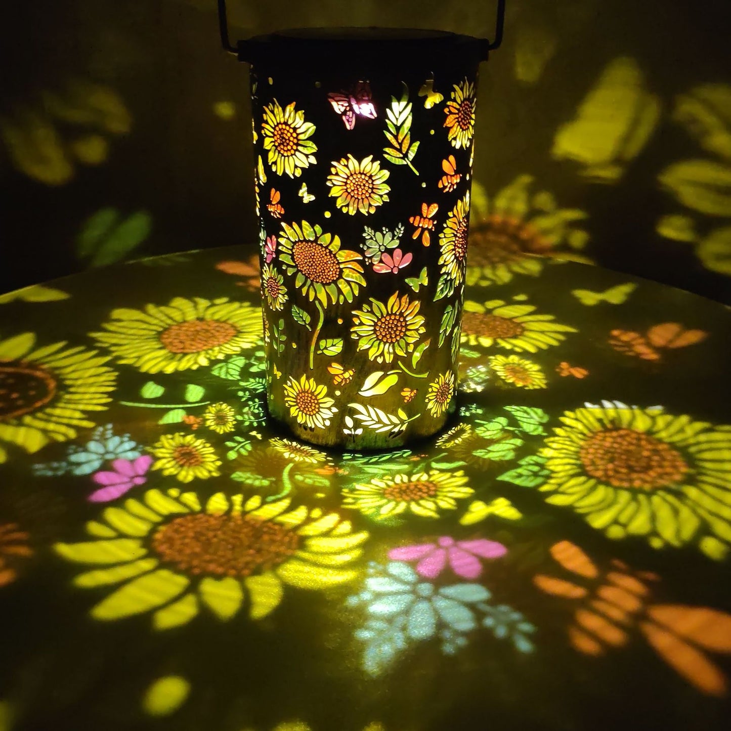 Solar Powered Outdoor Garden Hanging Light