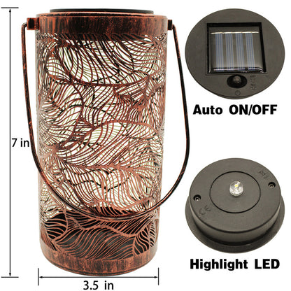 Solar Powered Outdoor Garden Lantern