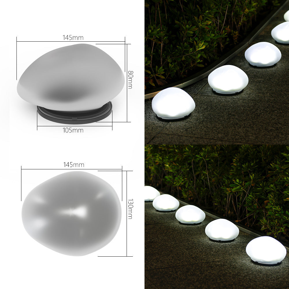 Solar Powered Outdoor Garden Pebble Stone Light