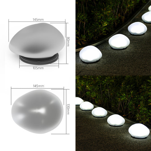 Solar Powered Outdoor Garden Pebble Stone Light