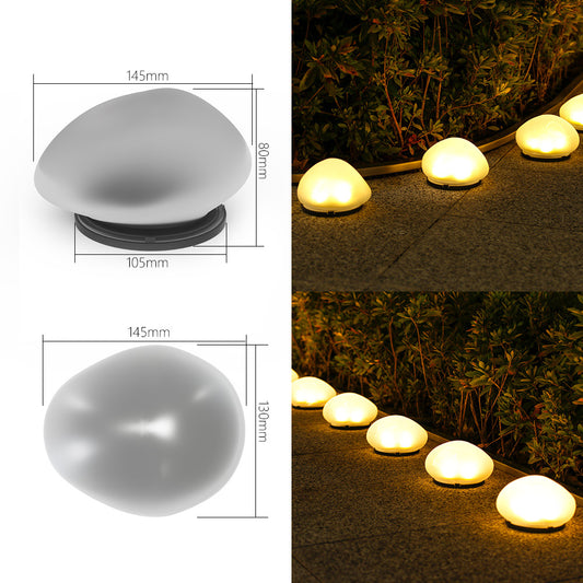 Solar Powered Outdoor Garden Pebble Stone Light