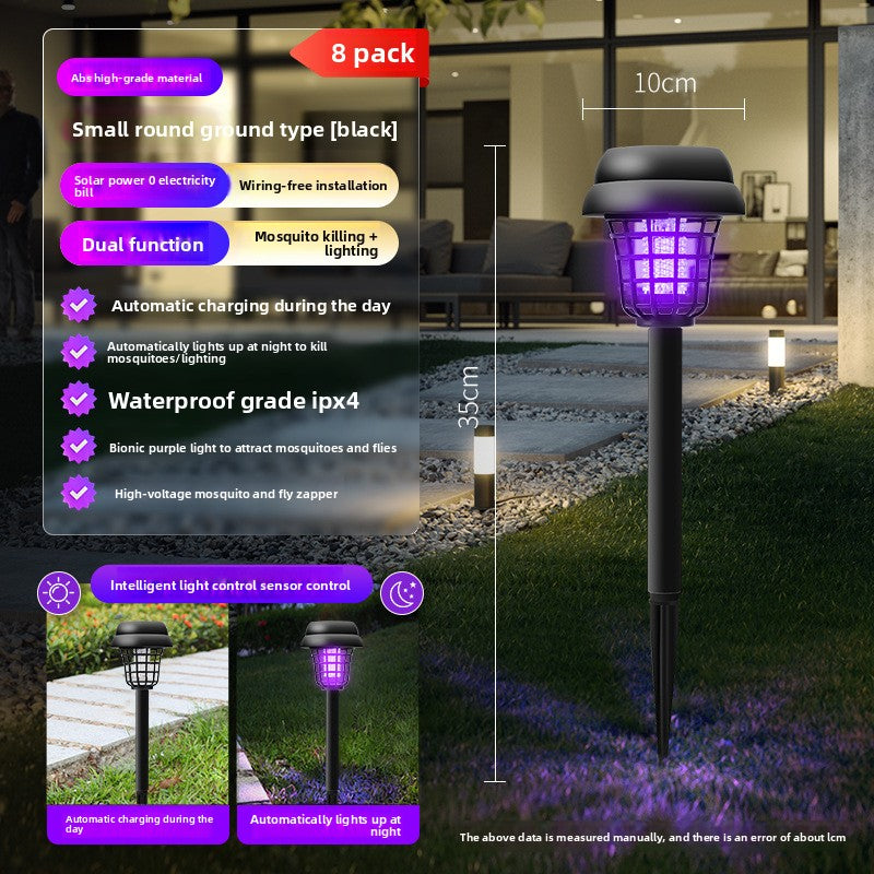 Solar Powered Outdoor Insect Killer Lamp