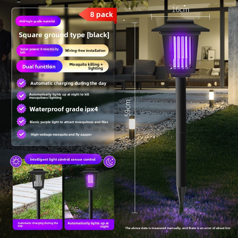 Solar Powered Outdoor Insect Killer Lamp