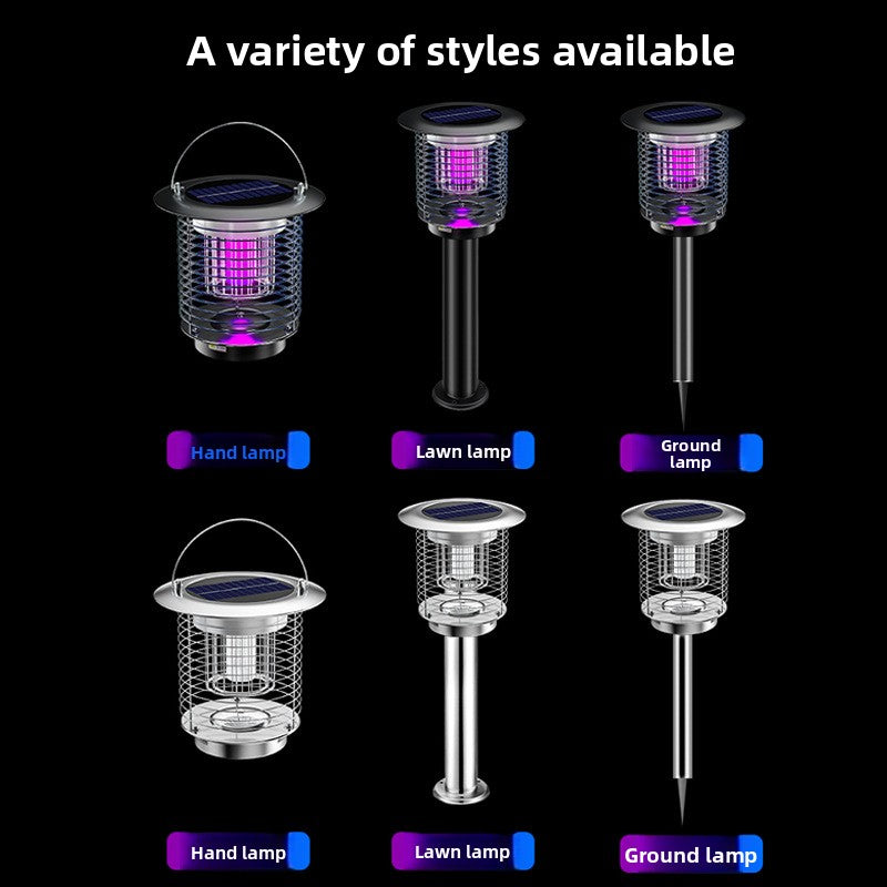Solar Powered Outdoor Mosquito Killer Lamp