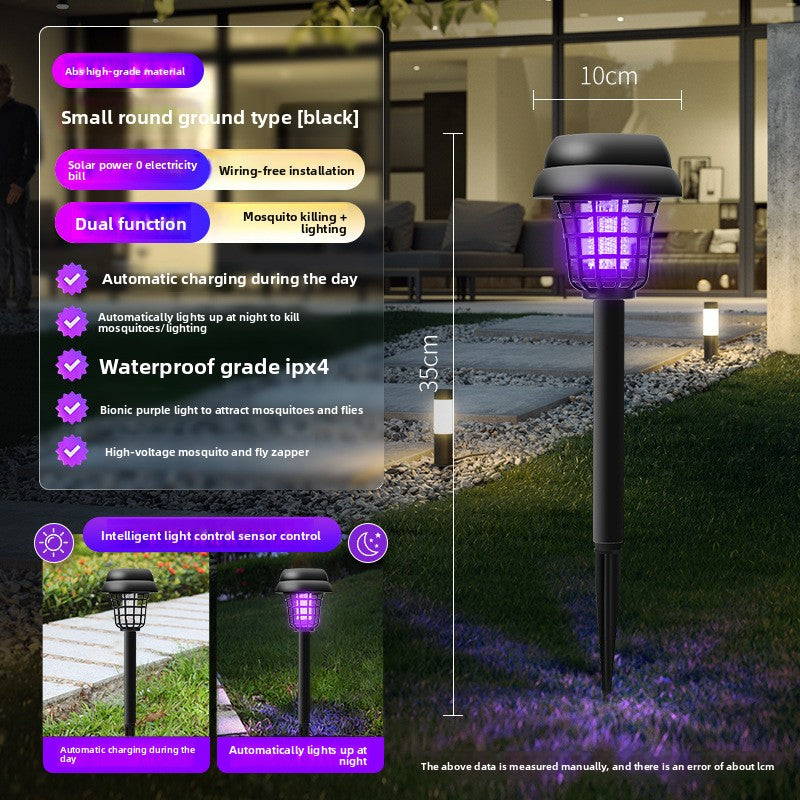 Solar Powered Outdoor Mosquito Killer Light