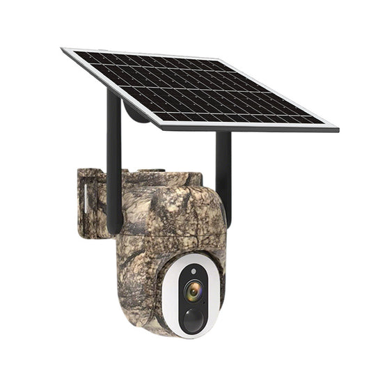 Solar Powered Outdoor Security Camera with Night Vision
