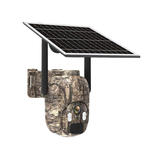 Solar Powered Outdoor Security Camera with Night Vision
