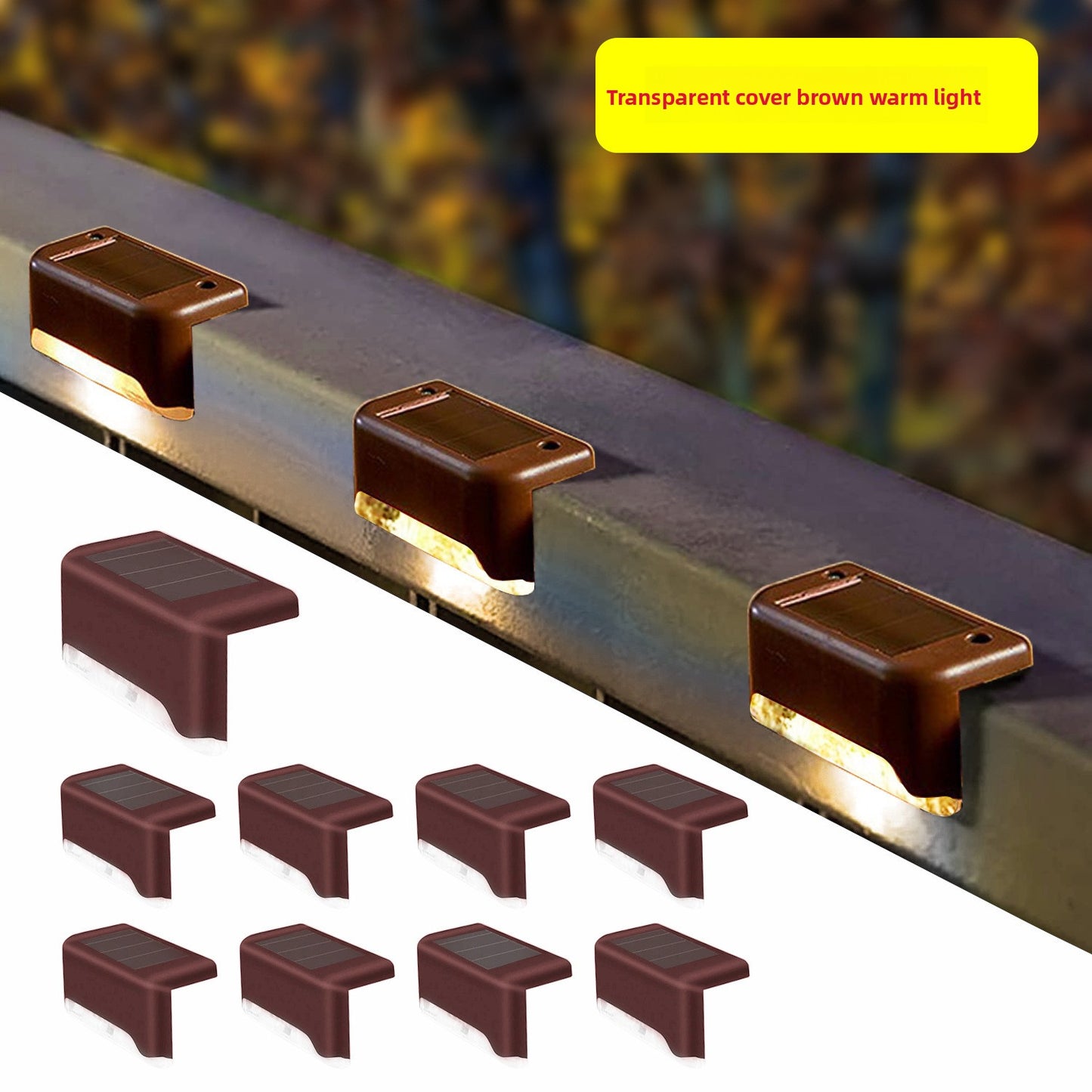 Solar Powered Outdoor Step Lights