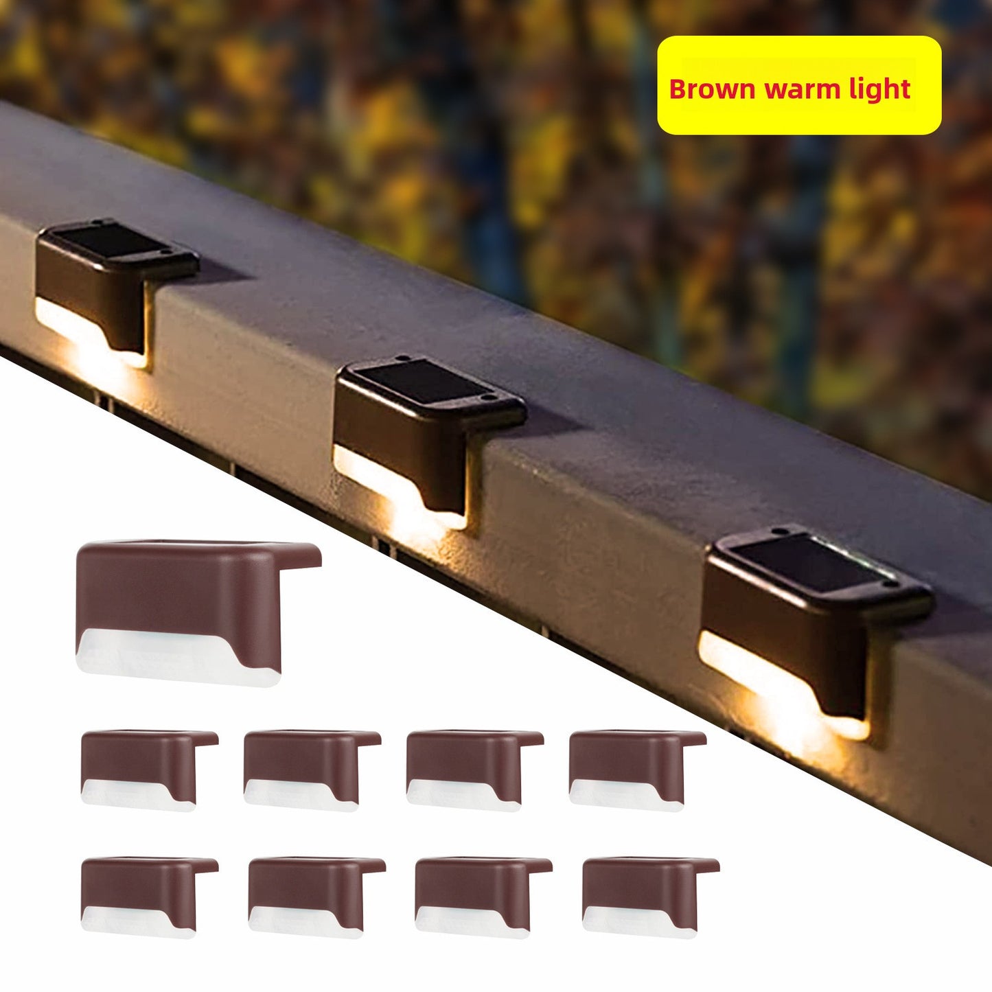 Solar Powered Outdoor Step Lights