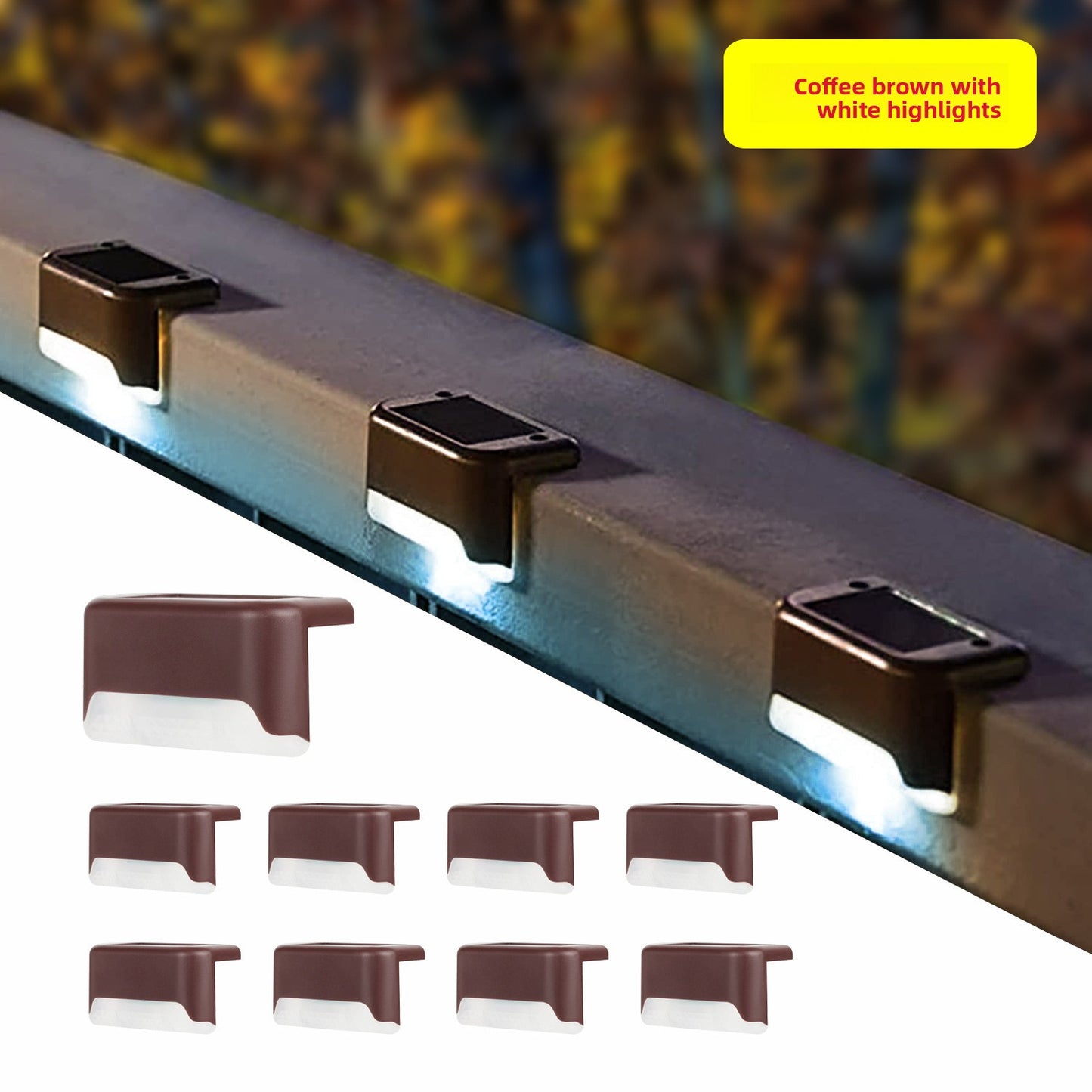 Solar Powered Outdoor Step Lights