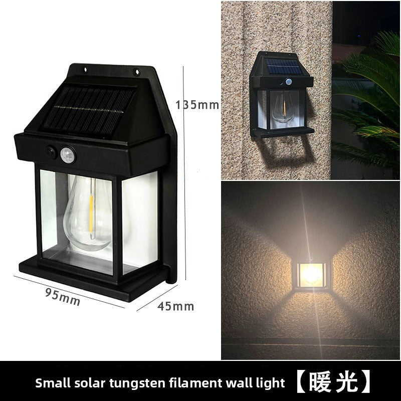 Solar Powered Outdoor Wall Lamp