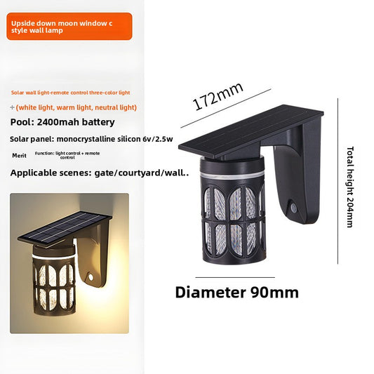 Solar Powered Outdoor Wall Lamp
