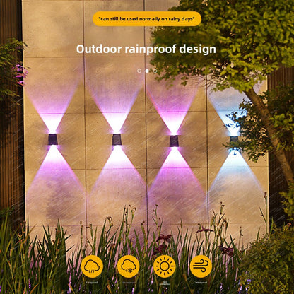 Solar Powered Outdoor Wall Light