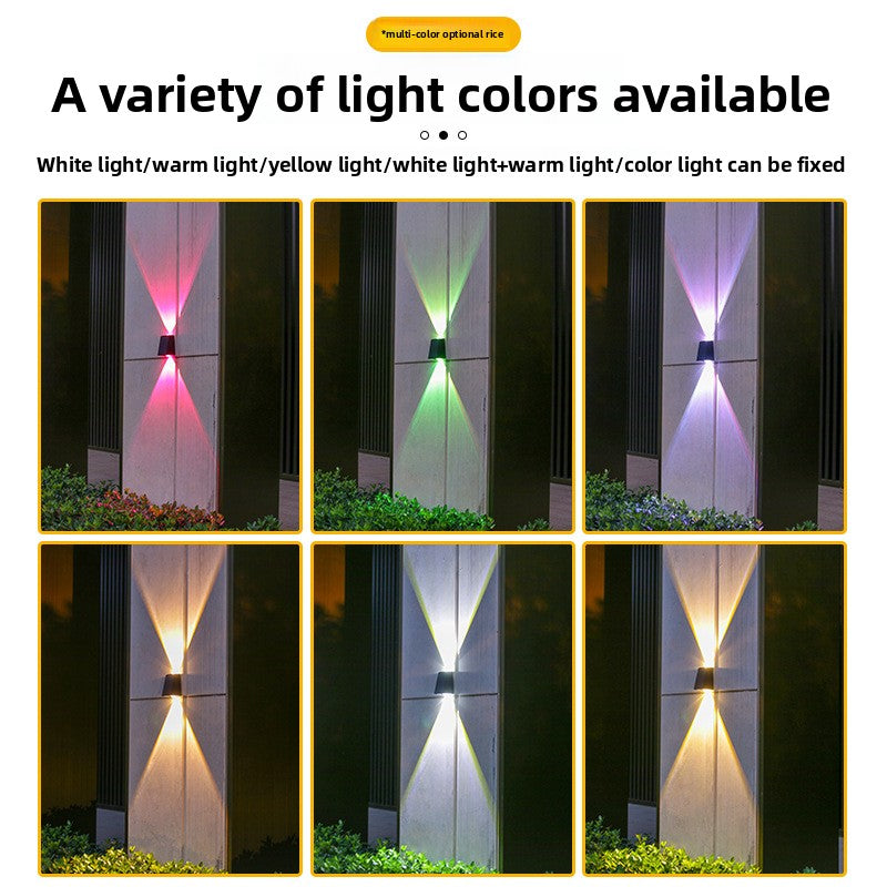 Solar Powered Outdoor Wall Light