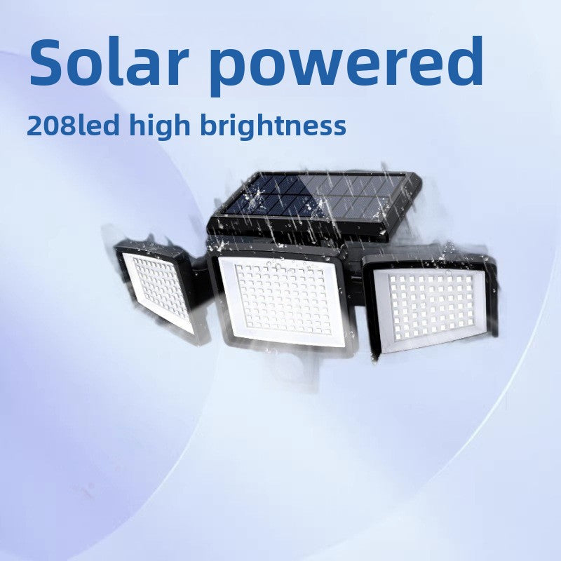 Solar Powered Outdoor Wall Light with Motion Sensor
