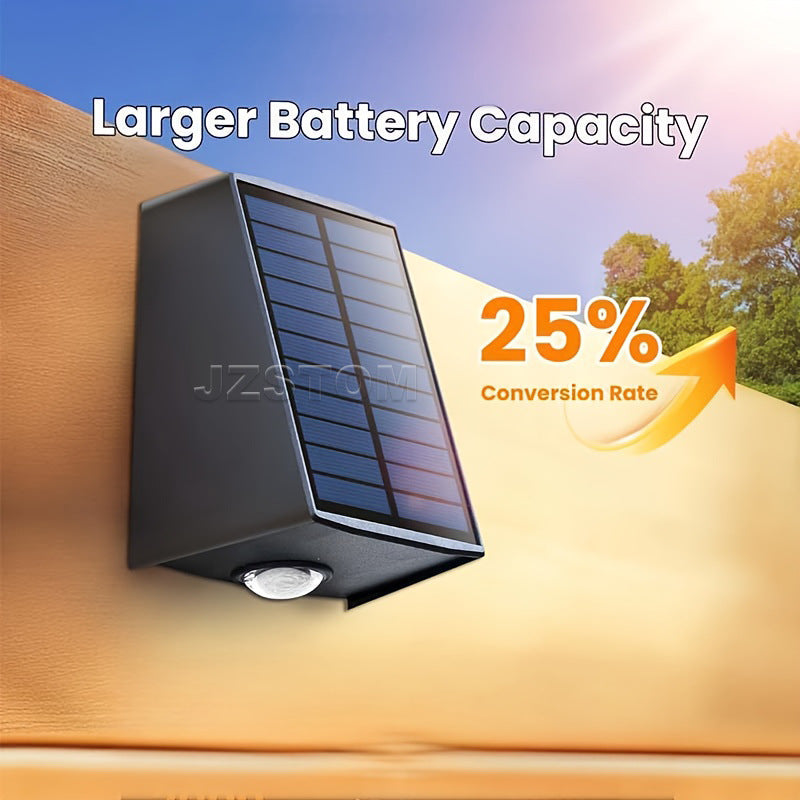 Solar Powered Outdoor Wall Washer Light