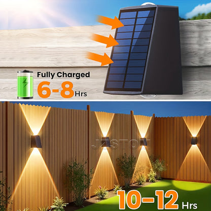 Solar Powered Outdoor Wall Washer Light