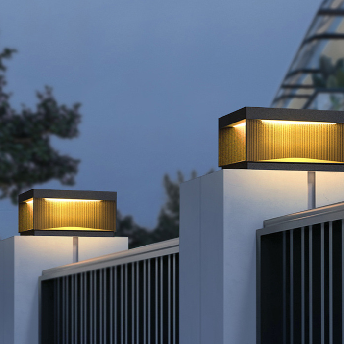 Solar Powered Outdoor Waterproof Column Light