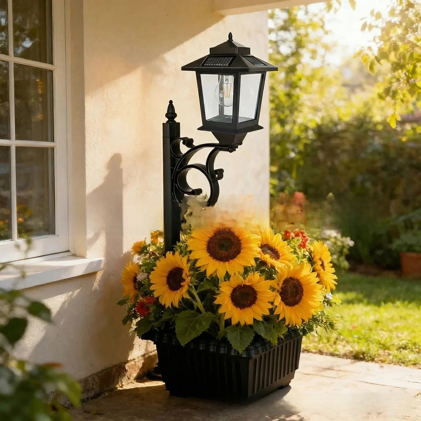 Solar-Powered Planting Column