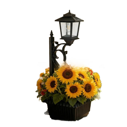 Solar-Powered Planting Column
