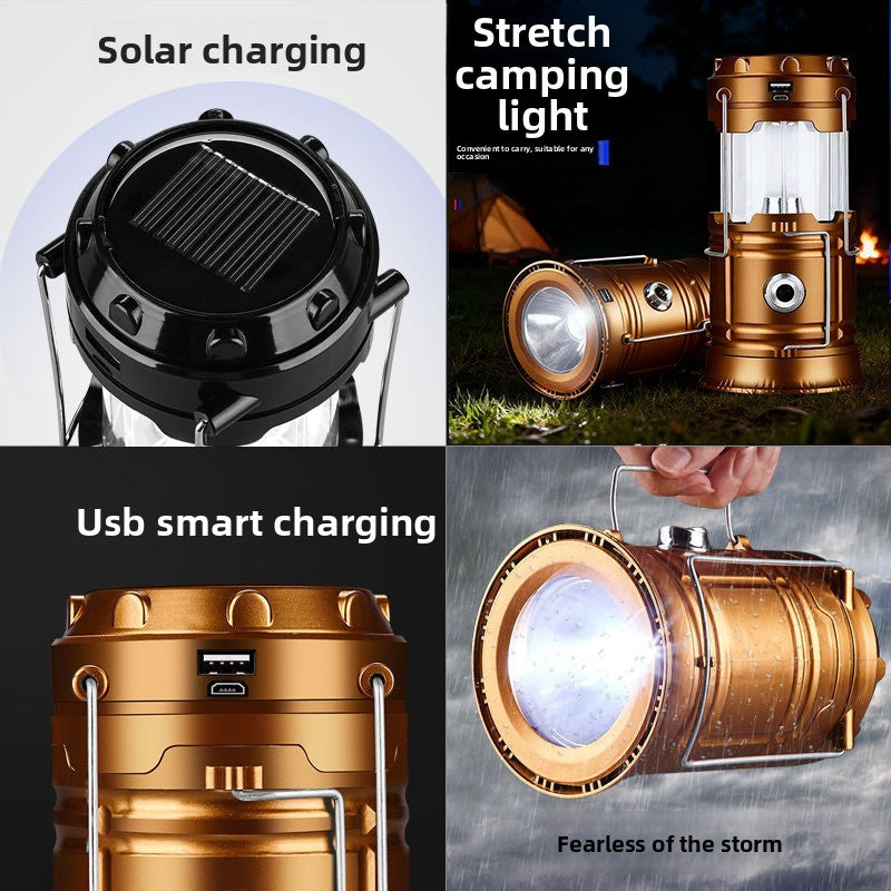 Solar Powered Portable Camping Lantern