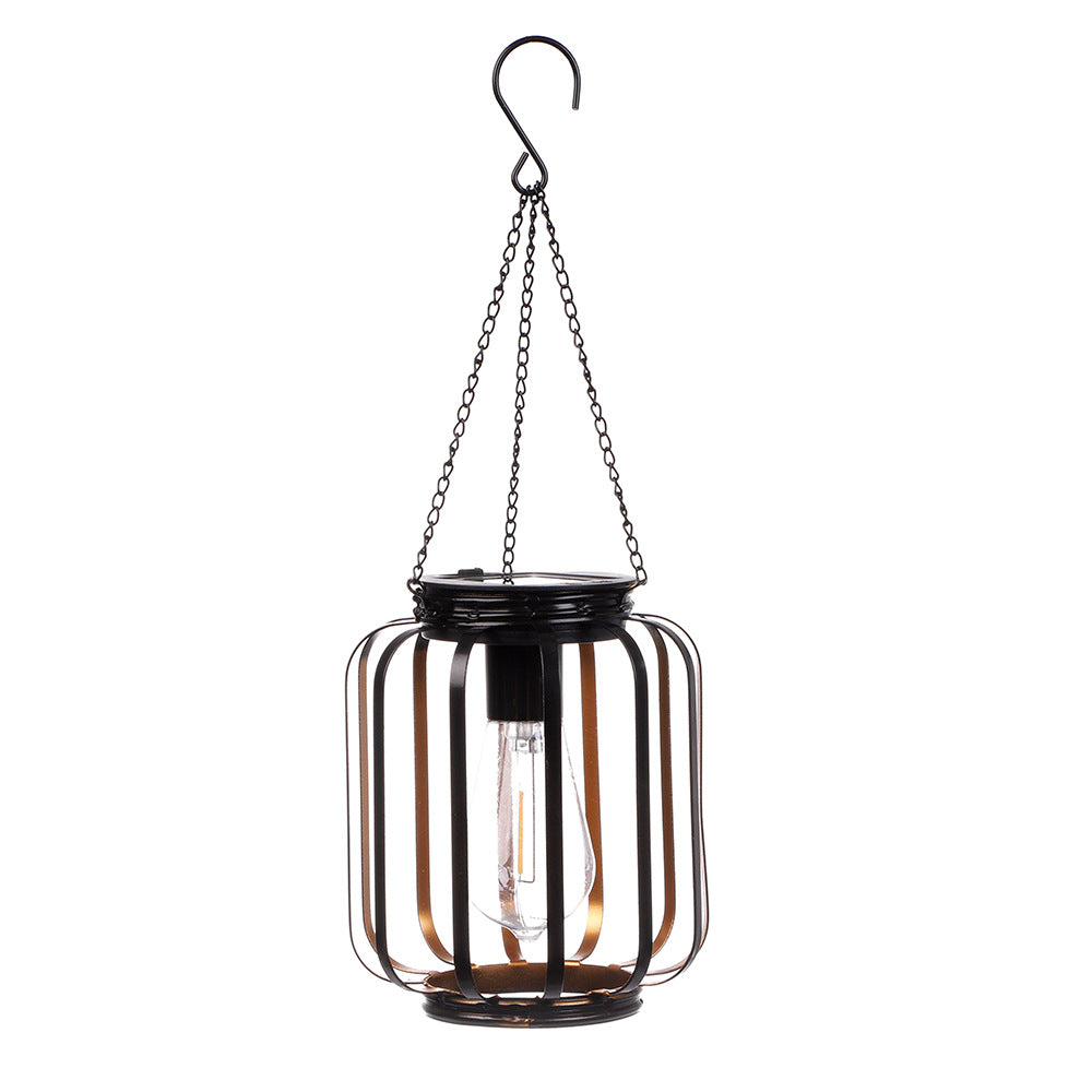 Solar Powered Retro Iron Chandelier Light
