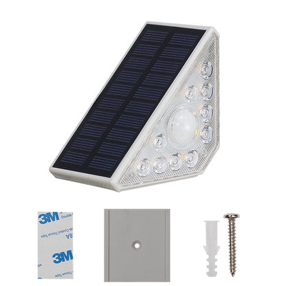 Solar-powered stair lights